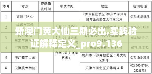 新澳门黄大仙三期必出,实践验证解释定义_pro9.136