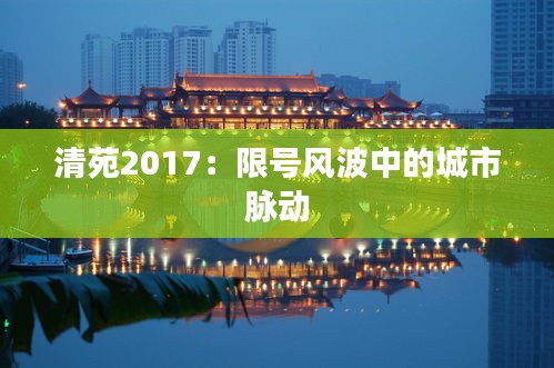 清苑2017：限号风波中的城市脉动