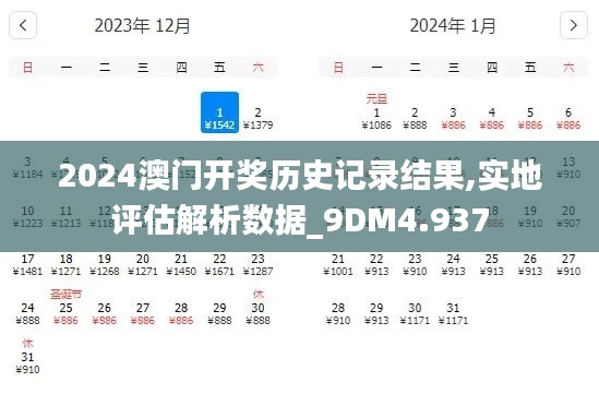 2024澳门开奖历史记录结果,实地评估解析数据_9DM4.937