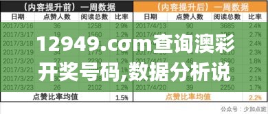 12949.cσm查询澳彩开奖号码,数据分析说明_粉丝款10.107