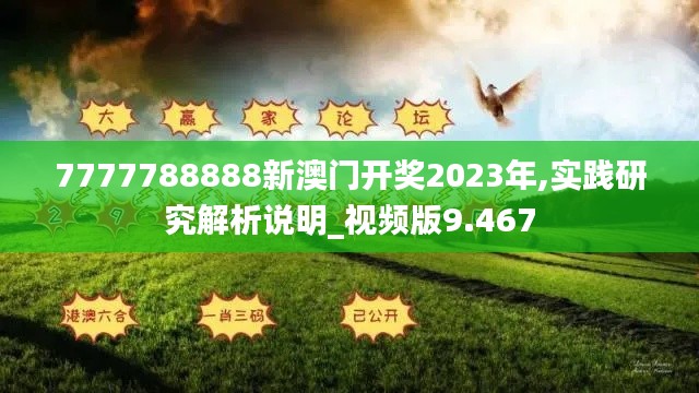 7777788888新澳门开奖2023年,实践研究解析说明_视频版9.467