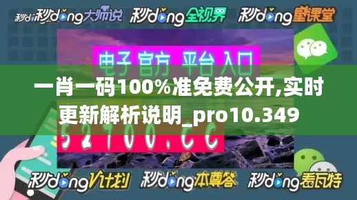 一肖一码100%准免费公开,实时更新解析说明_pro10.349