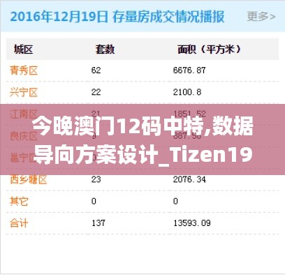 今晚澳门12码中特,数据导向方案设计_Tizen19.650