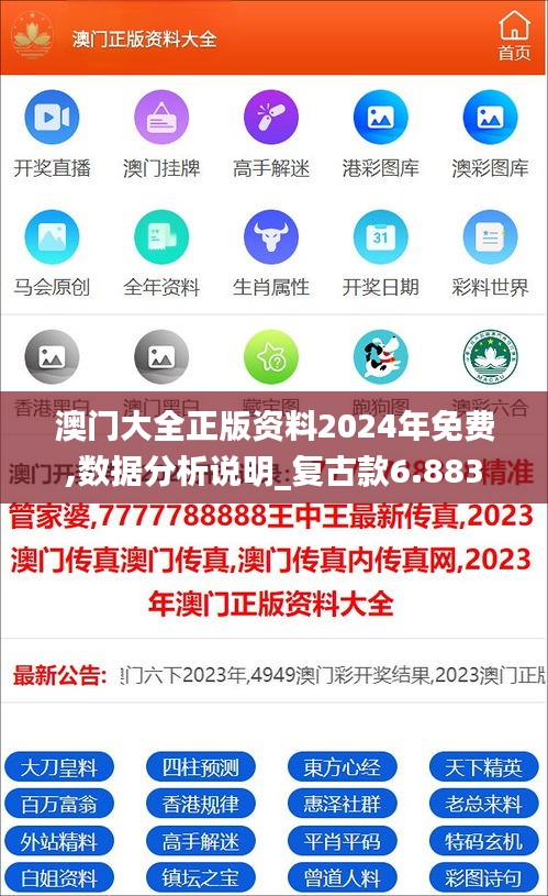 澳门大全正版资料2024年免费,数据分析说明_复古款6.883