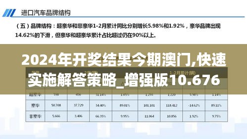 2024年开奖结果今期澳门,快速实施解答策略_增强版10.676