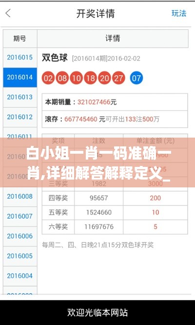 白小姐一肖一码准确一肖,详细解答解释定义_SHD7.926