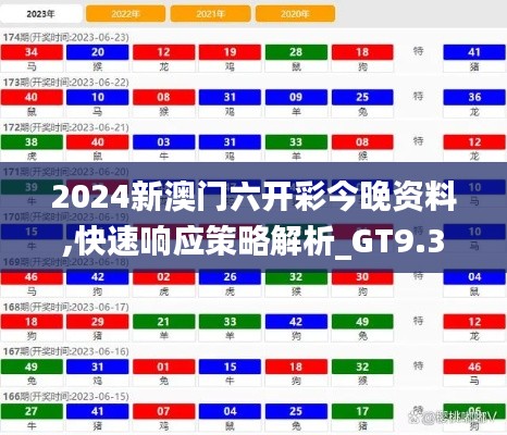 2024新澳门六开彩今晚资料,快速响应策略解析_GT9.378