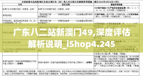 广东八二站新澳门49,深度评估解析说明_iShop4.245