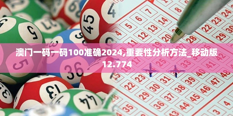 澳门一码一码100准确2024,重要性分析方法_移动版12.774