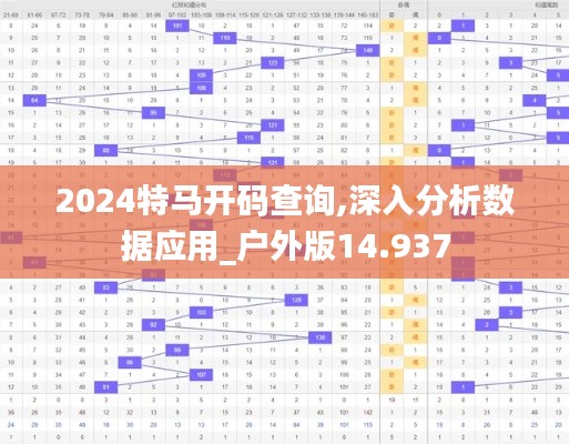 2024特马开码查询,深入分析数据应用_户外版14.937