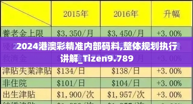 2024港澳彩精准内部码料,整体规划执行讲解_Tizen9.789