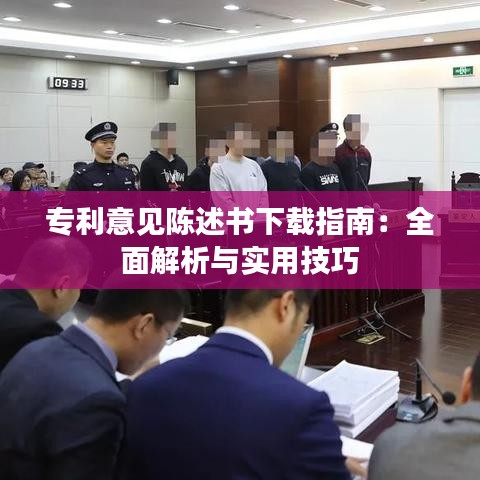 专利意见陈述书下载指南：全面解析与实用技巧