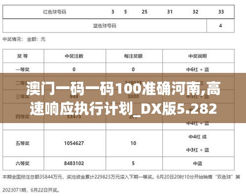 澳门一码一码100准确河南,高速响应执行计划_DX版5.282