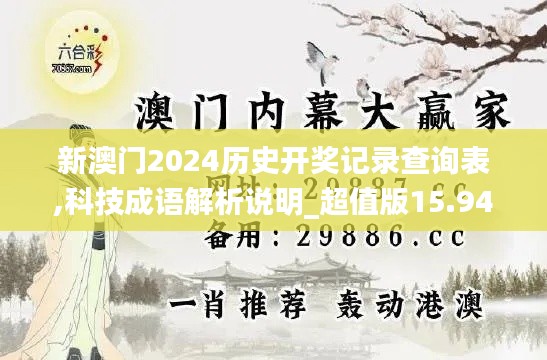 新澳门2024历史开奖记录查询表,科技成语解析说明_超值版15.943