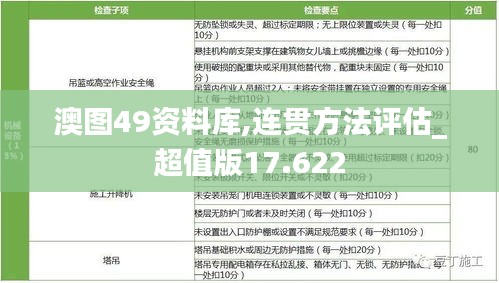 澳图49资料库,连贯方法评估_超值版17.622