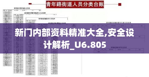 新门内部资料精准大全,安全设计解析_U6.805