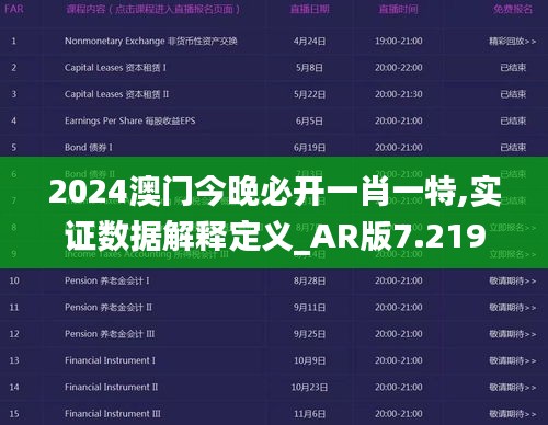 2024澳门今晚必开一肖一特,实证数据解释定义_AR版7.219