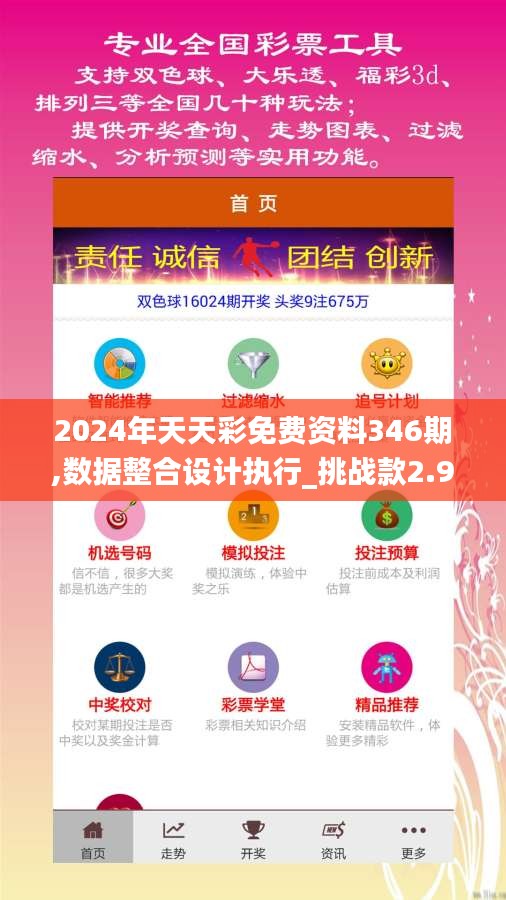 2024年天天彩免费资料346期,数据整合设计执行_挑战款2.973