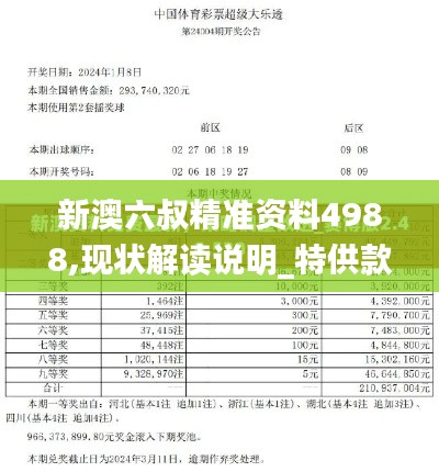 新澳六叔精准资料4988,现状解读说明_特供款8.198