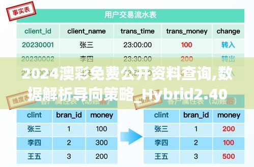 2024澳彩免费公开资料查询,数据解析导向策略_Hybrid2.400