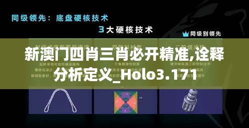 新澳门四肖三肖必开精准,诠释分析定义_Holo3.171