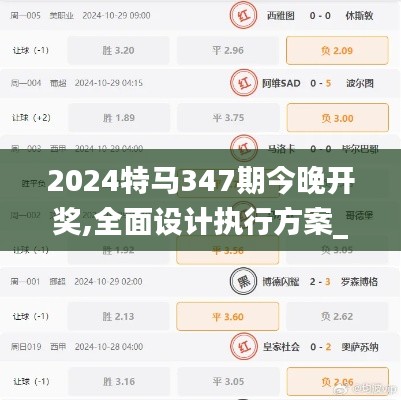 2024特马347期今晚开奖,全面设计执行方案_交互版11.656