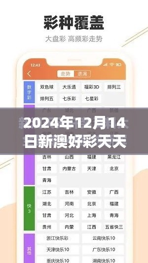 2024年12月14日新澳好彩天天免费资料：彩票爱好者的智慧之选