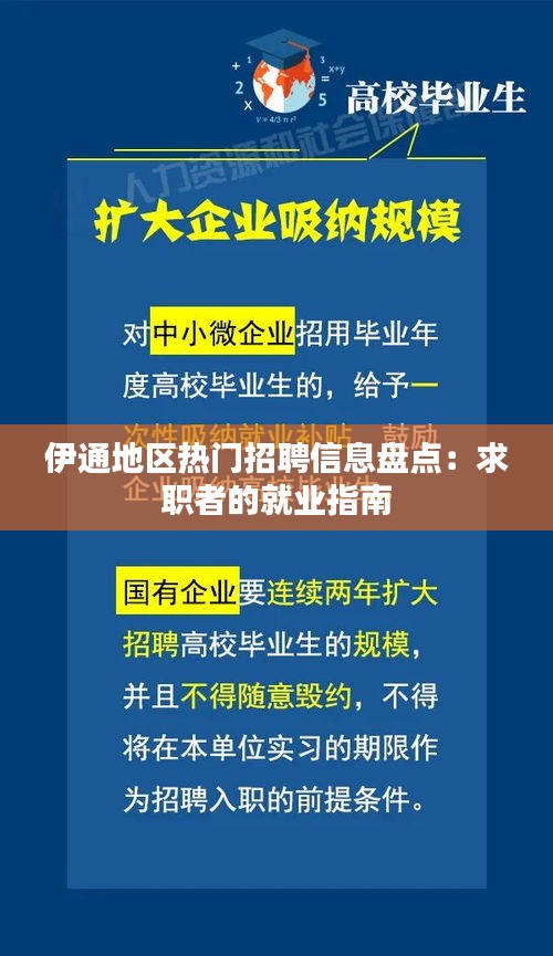 伊通地区热门招聘信息盘点：求职者的就业指南