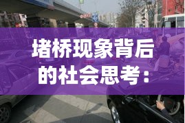 堵桥现象背后的社会思考：拥堵背后的真相与解决之道