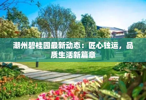 潮州碧桂园最新动态：匠心独运，品质生活新篇章