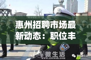 惠州招聘市场最新动态：职位丰富，机遇无限