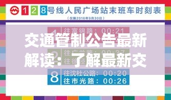 交通管制公告最新解读：了解最新交通管制信息，确保出行无忧