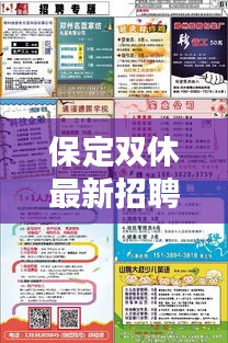 保定双休最新招聘信息汇总