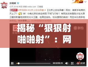 揭秘“狠狠射啪啪射”：网络色情网站的黑暗面与应对措施