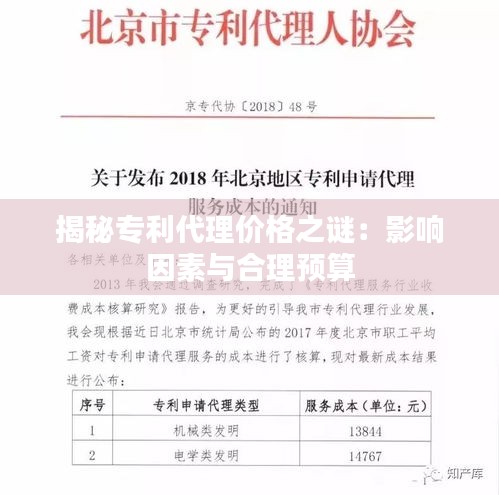 揭秘专利代理价格之谜：影响因素与合理预算