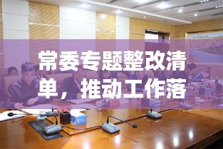 常委专题整改清单，推动工作落实的强力抓手