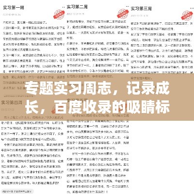 专题实习周志，记录成长，百度收录的吸睛标题