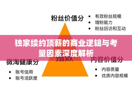 独家续约顶薪的商业逻辑与考量因素深度解析