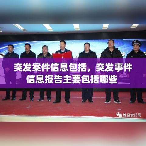 突发案件信息包括，突发事件信息报告主要包括哪些 