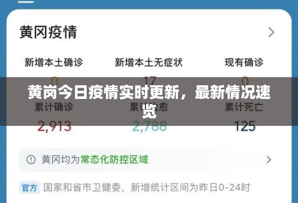 黄岗今日疫情实时更新，最新情况速览