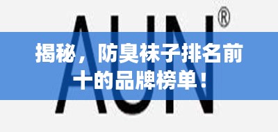 揭秘，防臭袜子排名前十的品牌榜单！