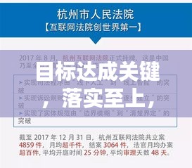 目标达成关键，落实至上，成果导向！