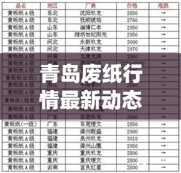 青岛废纸行情最新动态解析